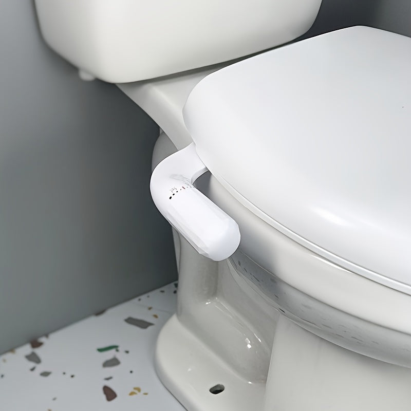 Advanced Bidet Attachment for Toilet Seat - Dual Nozzle Rear and Feminine Wash with Adjustable Water Pressure Sprayer, Non-Electric Shattaf Butt Cleaner with Universal Adapter for US and Canada, White Color