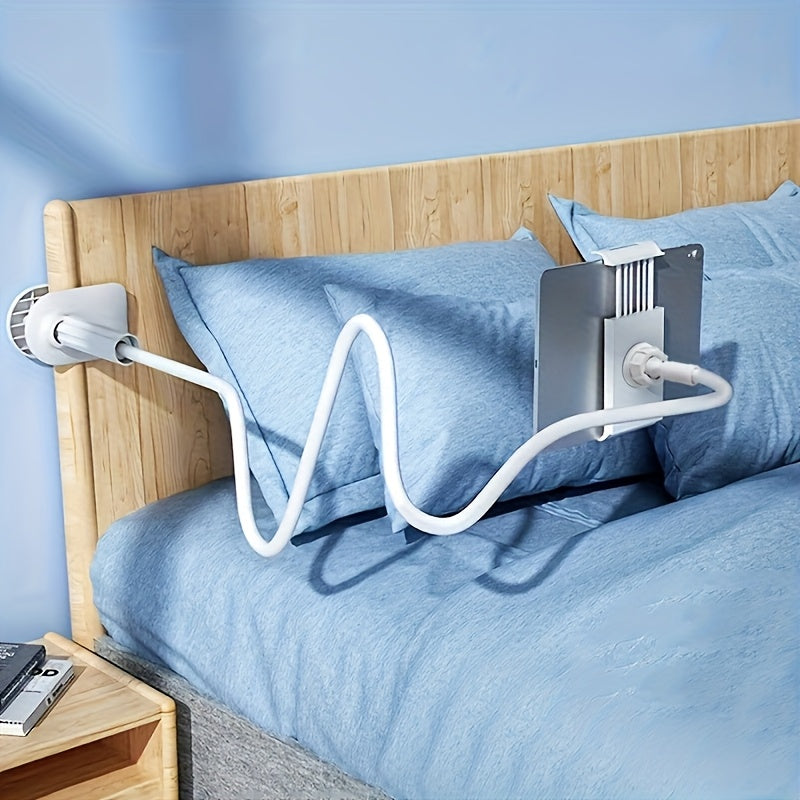 360° Rotating Tablet Phone Holder Spiral Base Lazy Stand Mobile Phone Tablet Bedside Stand Bed Lazy Stand, TV Stand Mobile Phone Stand A Thick Bathroom TV Stand With 360° Omnidirectional Wheel, The Direction Angle Can Be Ad