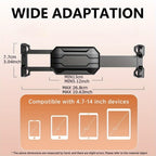1-Pack Adjustable ABS Adjustable Cup Holder Mount for Phone and Tablet, Dual-Use Navigation Stand