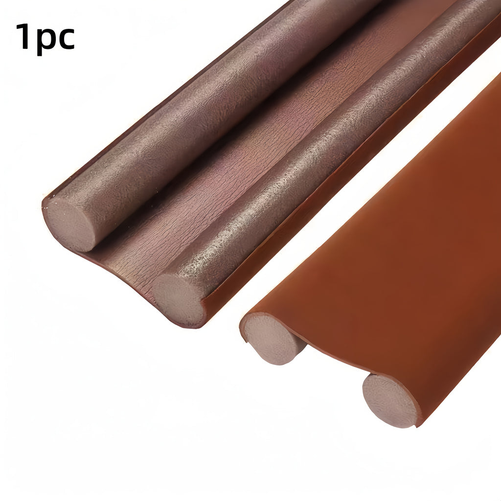 High Resistance Rubber and Fabric Soundproof Draft Stopper - 1 Under Door Energy Saving Waterproof Seal Strip, 36.61 Inch - for Bedroom Doors, Under Door Mount