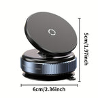The New Upgraded 360° Rotating Magnetic Universal Phone Holder Features Vacuum And Magnetic Suction for a Stable Car Mount. It'S Suitable for Use in The Kitchen, on Desks, in Offices, During Workouts, While Traveling, And in