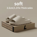 Coconut Slippers Cloud Thick-soled Sandals Summer Fashion Soft Bottom Beach Men Slippers Women's Sandals EVA Slides