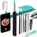 Smart Visual Ear Cleaner with 1296P Otoscope and USB-C Charging, Mini Camera Ear Wax Removal Tool and Health Care Set
