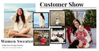 Oversized Sweaters for Women Cable Knit Chunky Pullover Sweater