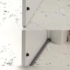 High Resistance Rubber and Fabric Soundproof Draft Stopper - 1 Under Door Energy Saving Waterproof Seal Strip, 36.61 Inch - for Bedroom Doors, Under Door Mount