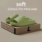 Coconut Slippers Cloud Thick-soled Sandals Summer Fashion Soft Bottom Beach Men Slippers Women's Sandals EVA Slides