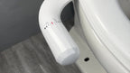 Advanced Bidet Attachment for Toilet Seat - Dual Nozzle Rear and Feminine Wash with Adjustable Water Pressure Sprayer, Non-Electric Shattaf Butt Cleaner with Universal Adapter for US and Canada, White Color