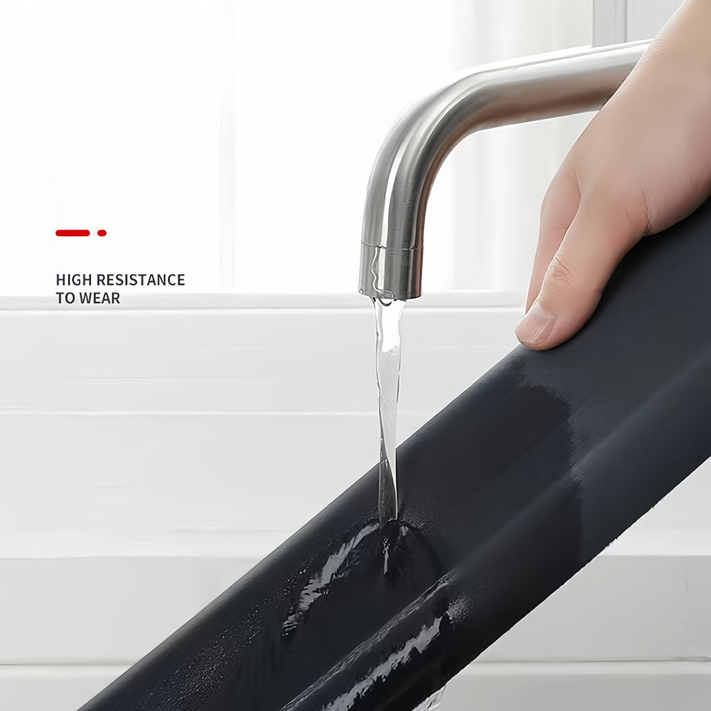 High Resistance Rubber and Fabric Soundproof Draft Stopper - 1 Under Door Energy Saving Waterproof Seal Strip, 36.61 Inch - for Bedroom Doors, Under Door Mount