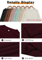 Oversized Sweaters for Women Cable Knit Chunky Pullover Sweater