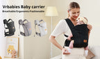 Vrbabies New Ergonomic Baby Carrier Newborn Toddler Wrap Carrier Hands Free Baby Sitting Support Sling Breathable Perfect For Infants Chest Sling For Babies Gift