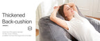 Bean Bag Sofa Chairs for Adults Comfy Bean Bag Sofa Fluffy Beanbag Chair Plush Chair Big Bubble Foam Sofa with Filler