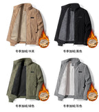 Winter Jacket Men's Thermal Jacket Men's Cold-proof Clothes Casual Outdoor Fattening Large Size Tooling Top Men's New Models