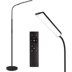 LED Floor Lamp, Bright 15W Floor Lamps for Living Room with 1H Timer, Stepless Adjustable 3000K-6000K Colors & Brightness