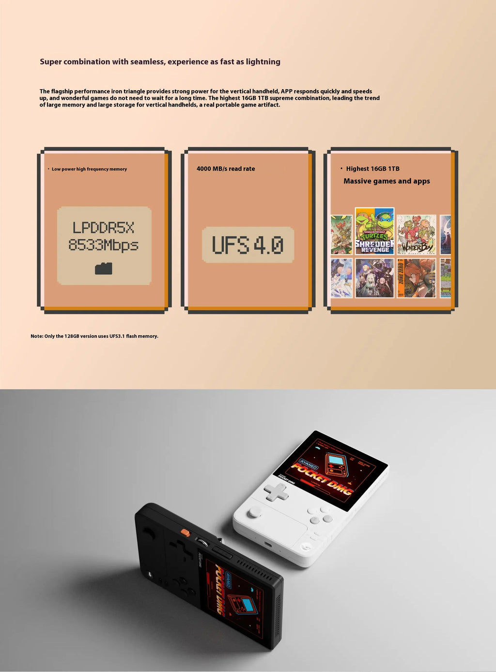 AYANEO Pocket DMG Game Console 3.92Inch OLED 1240*1080 Resolution Screen 6000mAh Gyroscope Custom Handheld Game Consoles Gifts