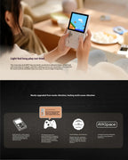 AYANEO Pocket DMG Game Console 3.92Inch OLED 1240*1080 Resolution Screen 6000mAh Gyroscope Custom Handheld Game Consoles Gifts