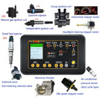 QDB3A Auto Ignition Coil Tester Car IAC Idle Stepper Motor Solenoid Valve Injector Actuator Fault Detector Driver PWM Generator