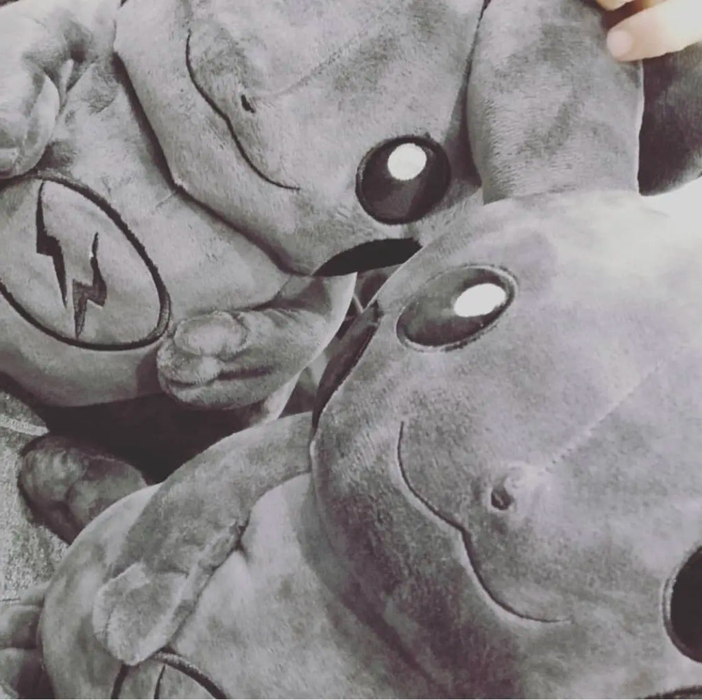 30CM Pokemon X Fragment Anime Character Dark Pikachu Doll Kawaii Pop Doll Black Pikachu Pillow Birthday Gift Female