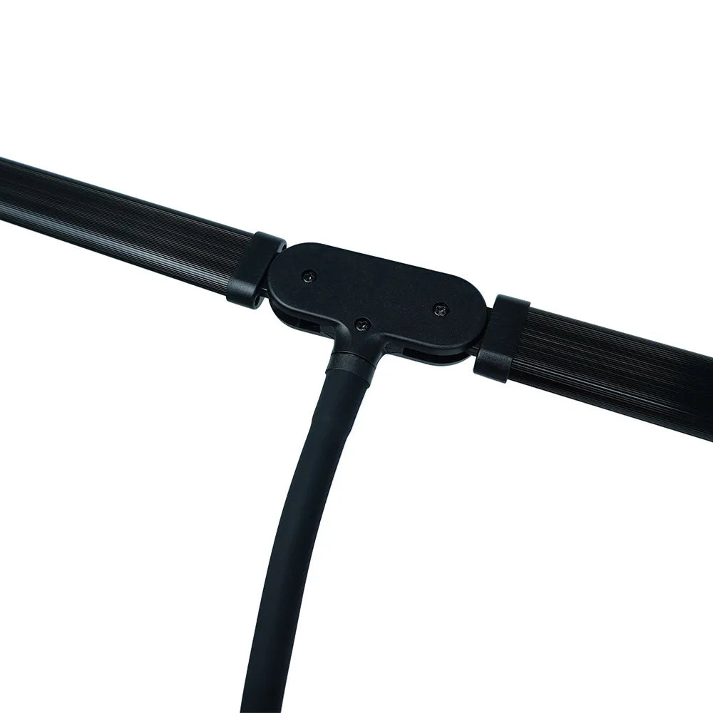 Desk Lamps Double Head LED Stepless Dimmable Led USB Table Lamp for Office Study Reading Lighting Fixture Computer Monitor Light