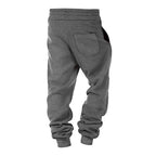 Autumn Winter Men Trainning Pants Fitness Solid Color Casual Pocket Sport Work Casual Trouser Male Jogging Running Pants 2024