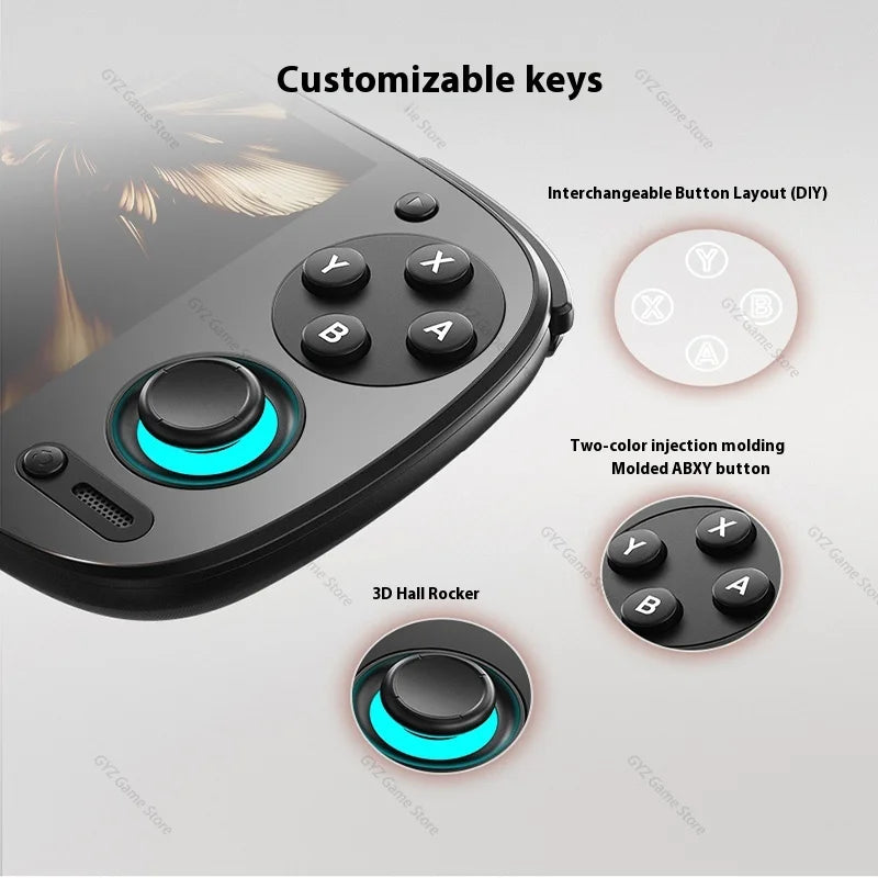 In Stock Retroid Pocket 5 SD865 8+128G RP5 5.5 Inch OLED HD Screen Bluetooth 5.1 Android Pocket Handheld Gaming Console Custom