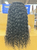 30 Inch Water Wave Glueless Wig Human Hair Ready To Wear 6X4 Glueless Wigs Human Hair Brazilian Human Hair Wigs PreCut For Women