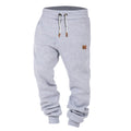 Autumn Winter Men Trainning Pants Fitness Solid Color Casual Pocket Sport Work Casual Trouser Male Jogging Running Pants 2024