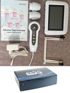 Magnifying Skin Analyzer Rechargeable Detector Hair Follicle Oil Moisture Pigment Tester Scalp/Face Skin Care Monitor 50X/200X
