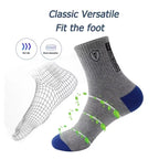 5Pairs Breathable Cotton Sports Stockings Men Bamboo Fiber Autumn and Winter Men Socks Sweat Absorption Deodorant Business Sox