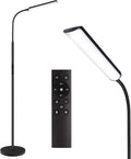 LED Floor Lamp, Bright 15W Floor Lamps for Living Room with 1H Timer, Stepless Adjustable 3000K-6000K Colors & Brightness