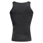 Mens Slimming Body Shaper Shapewear Abdomen Compression Shirt to Hide Gynecomastia Moobs Workout Tank Tops Undershirts