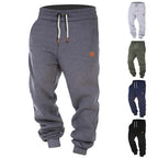 Autumn Winter Men Trainning Pants Fitness Solid Color Casual Pocket Sport Work Casual Trouser Male Jogging Running Pants 2024