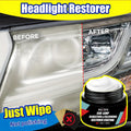 Car Headlight Restoration Polishing Kit - Scratch Remover & Oxidation Cleaner Repair Paste for Headlamp Assembly