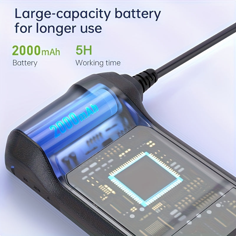 Inskam 4.3" IPS LCD Endoscope Camera, 8mm Single Lens,, ABS Material, Analog Display, Battery/USB Dual Power, 2000mAh Rechargeable Lithium Battery, ≤36V Operating Voltage, for Auto Repair & Plumbing