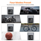 Tire Inflator Portable Air Compressor, Cordless 150PSI Car Air Pump with Digital Pressure Gauge, Electric Tire Pump with 7500 Mah Battery, Mini Car Tire Inflator with LED for Car, Bike, Ball