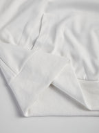 Men's 2pcs White Hoodie & Jogger Set - Casual Solid Color, Knit Polyester, with Pockets | Perfect for Fall/Winter Sports & Leisure