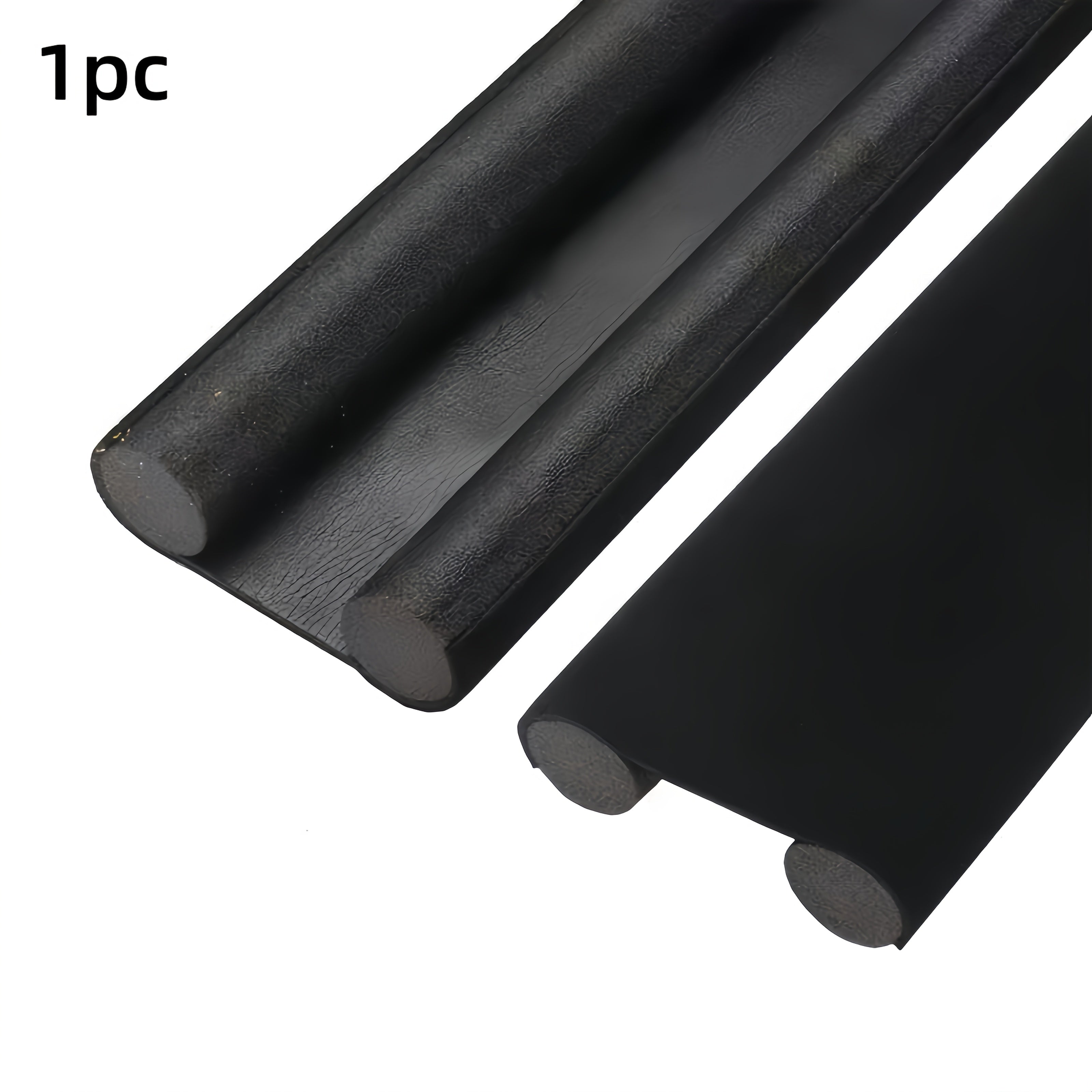 High Resistance Rubber and Fabric Soundproof Draft Stopper - 1 Under Door Energy Saving Waterproof Seal Strip, 36.61 Inch - for Bedroom Doors, Under Door Mount