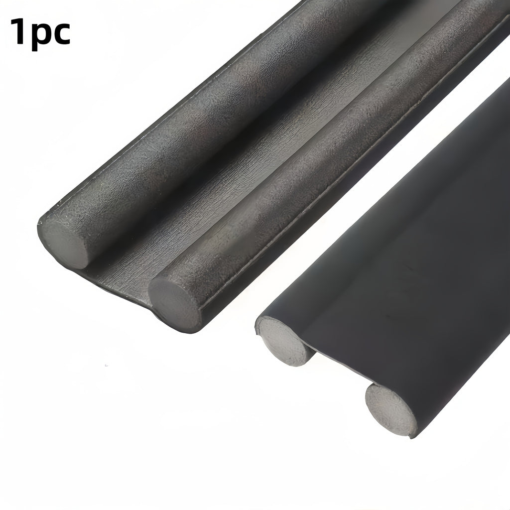 High Resistance Rubber and Fabric Soundproof Draft Stopper - 1 Under Door Energy Saving Waterproof Seal Strip, 36.61 Inch - for Bedroom Doors, Under Door Mount