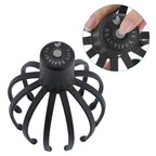 Electric Head Massager with Adjustable Settings, 12 TPE Massage Claws, USB Rechargeable Device