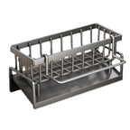 Kitchen Sink Drain Rack Organizer ABS Plastic Self-Draining Sink Shelf Soap Sponge Holder Dishcloth Towel Rack Filter Basket