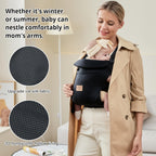 Vrbabies New Ergonomic Baby Carrier Newborn Toddler Wrap Carrier Hands Free Baby Sitting Support Sling Breathable Perfect For Infants Chest Sling For Babies Gift